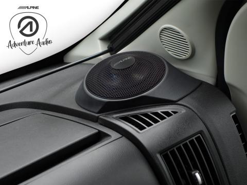 Alpine SPC-R100-DU Système de haut-parleurs radiaux pour Fiat Ducato 250, 290 Peugeot Boxer et Citroën Jumper. 