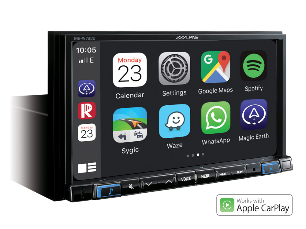 Alpine upscreen Protection d’écran pour Alpine INE-W720D Film Protecteur 