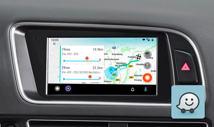 Audi Q5 - Online Navigation with Waze - X703D-Q5