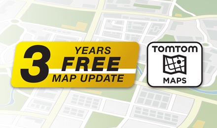 TomTom Maps with 3 Years Free-of-charge updates - X903D-DU